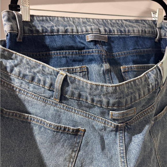 🆕Innovare Denim Kimber Denim Skirt Jeans / Skirt Attached to Jeans Size Large - Picture 4 of 7